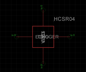 Symbole du module HCSR04